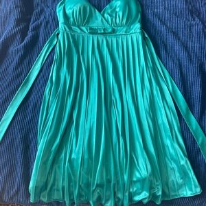 Iz Byer Turquoise Mini Dress